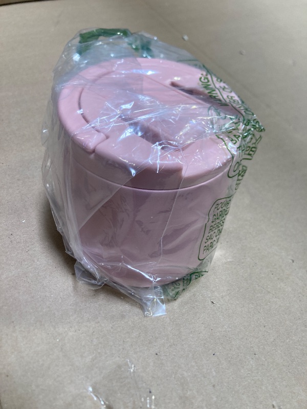 Photo 1 of 20oz Insulated Vacuum Food Jar with Buckle Lid,Soup Thermo for Hot Food Kids,Wide Mouth Leakproof Stainless Steel Lunch Container with Spoon-Pink
