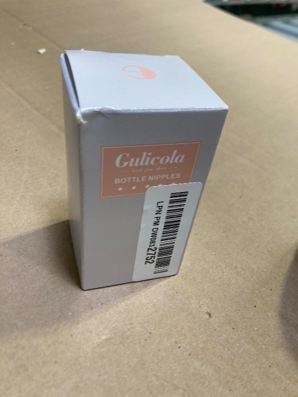 Photo 1 of Gulicola Natural Flow Baby Bottle Silicone Nipple Level 2, Medium Flow (M), 3+ Months, 3 Counts (Pack of 1)