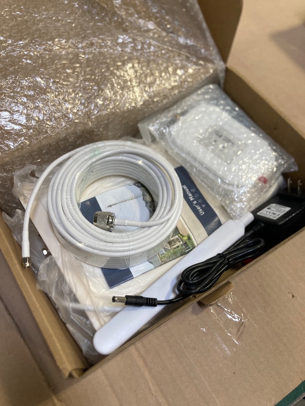 Photo 1 of 2025 Latest AT&T Cell Phone Signal Booster AT&T Signal Booster ATT Cellular Booster for 5G 4G LTE on Band 12/17 AT&T Cell Phone Booster AT&T Cell Booster ATT Signal Extender Boost Call/Data White