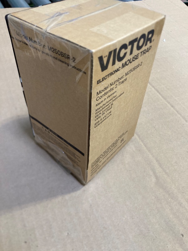 Photo 1 of Victor Humane Mouse Traps Indoor for Home - M250BSR-2 - No Touch Electric Mouse Traps for Home, Pack of 2