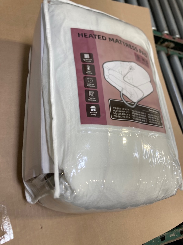 Photo 1 of YAKEE Electric Mattress Pad King Size 78"x80",Dual Control Whit 4 Heating Levels, 10-Hour Auto Shut Off, Fast Heating, Deep Pocket Bed Topper Fit Up to 21", Machine Washable, White