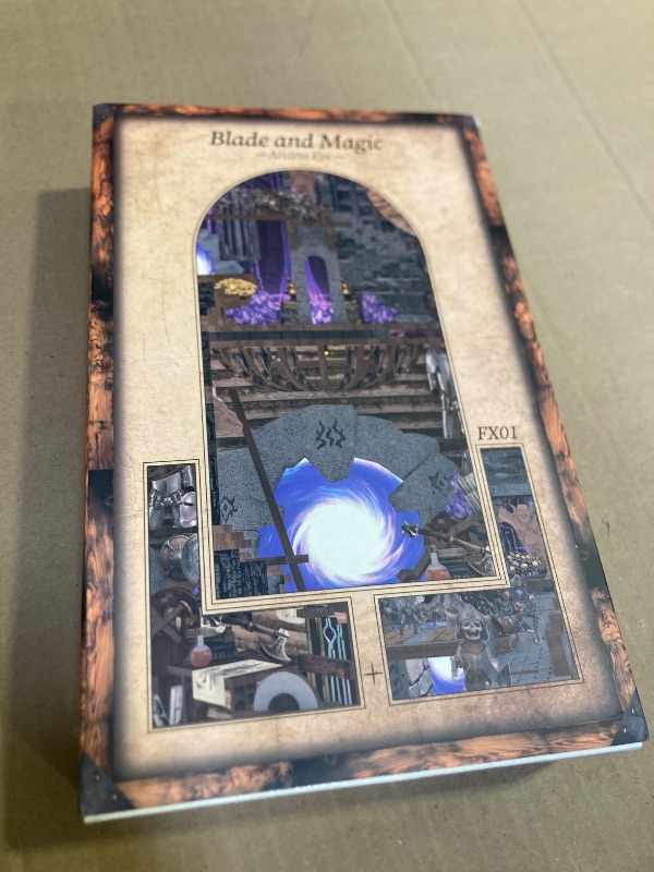 Photo 1 of MiniCity Book Nook Kit, DIY Miniature Dollhouse Booknook Kit with Led Light and Dust Cover (Blade and Magic)