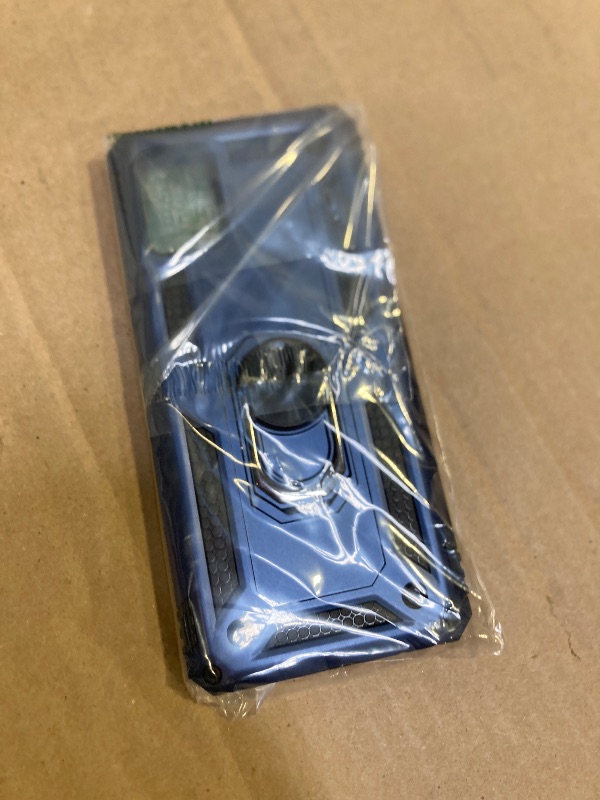 Photo 1 of Military Grade Drop Impact for Samsung Galaxy A51 4G Case Galaxy M40S Case 360 Metal Rotating Ring Kickstand Holder Magnetic Car Mount Armor Heavy Duty Cover for Galaxy A51 4G Phone Case (Blue)