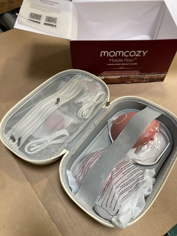 Photo 1 of Momcozy Breast Pump Hands Free Upgraded Mobile Flow | M9, App Discreet Control with Personalized Multi-Modes & 15 Levels, Wearable Breast Pump 24mm, 2 Pack Cozy Red