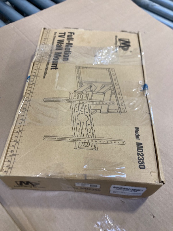 Photo 1 of Mounting Dream TV Wall Mount for 32-65 Inch Television,Mount with Swivel and Tilt, Full Motion Bracket with Articulating Dual Arms, Fits 16inch Studs, Max VESA 400X400 mm, 99lbs, MD2380