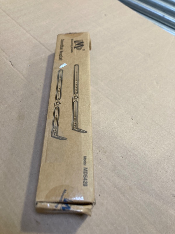 Photo 1 of Mounting Dream Soundbar Mount Bracket for Mounting Above or Under TV Fits Most of Sound Bars Up to 15 Lbs, with Detachable Long Extension Plates MD5420