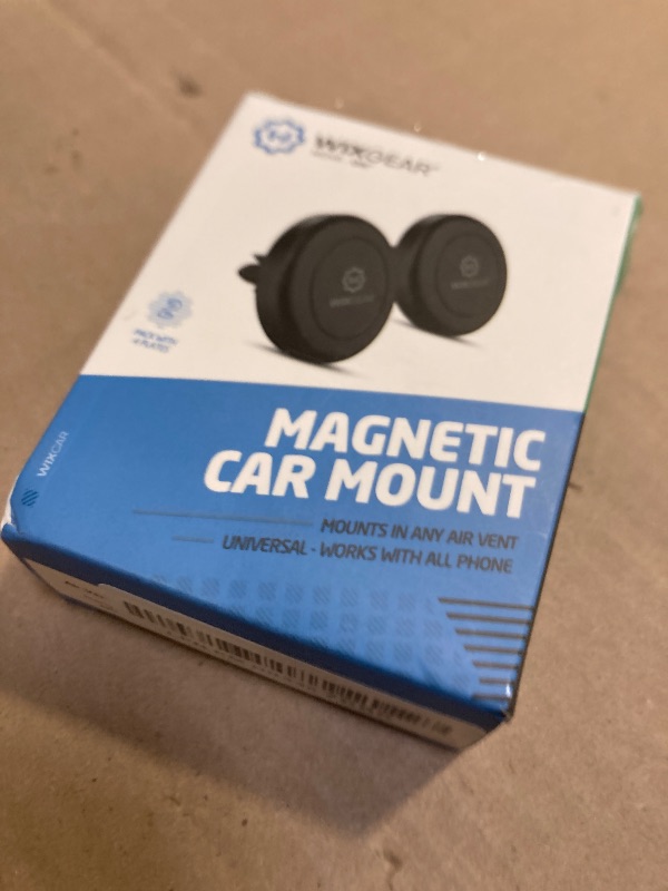 Photo 1 of Magnetic Phone Holder for Car, WixGear [2 Pack] Universal Air Vent Magnetic Phone Mount for Car, Car Phone Holder Mount for Cell Phones and Mini Tablets with 4 Metal Plates