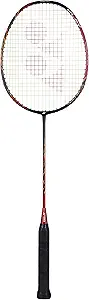Photo 1 of YONEX Astrox 99 Play Graphite Strung Badminton Racket with Full Racket Cover (Cherry Sunburst) | for Intermediate Players | 83 Grams | Maximum String Tension - 28lbs