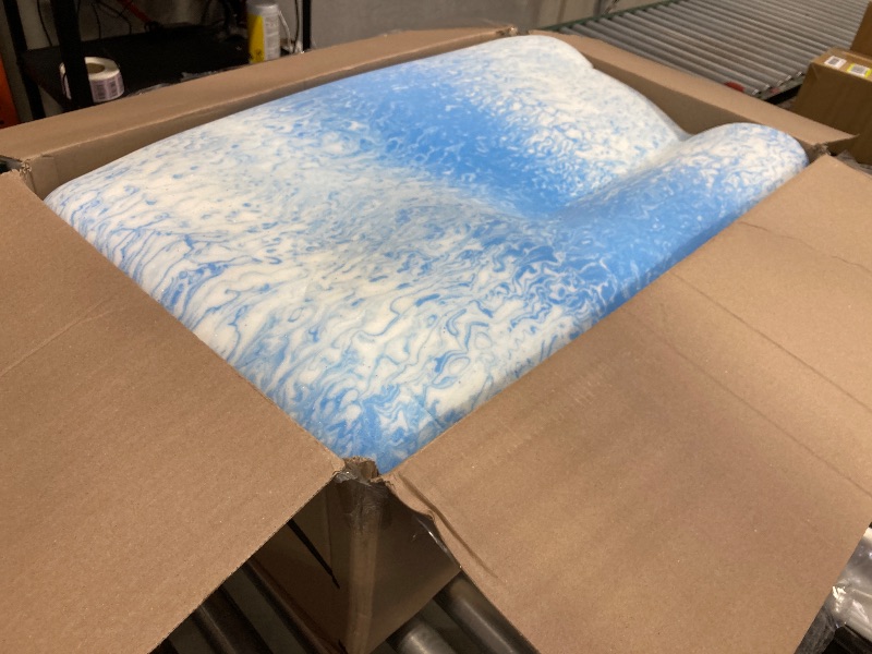 Photo 1 of LARGE MEMORY FOAM MATTRESS TOPPER, SIZE NOT DISPLAYED