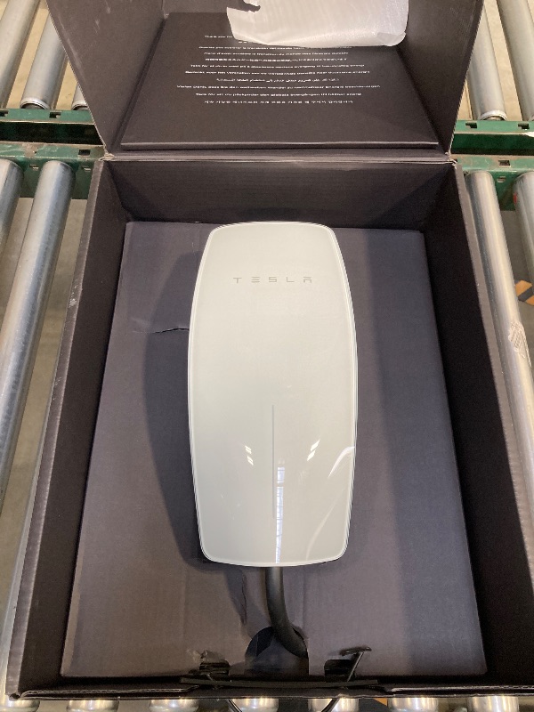 Photo 1 of  Tesla - Universal Wall Connector Level 2 Hardwired Electric Vehicle (EV) Charger up to 48A 24 - White 
