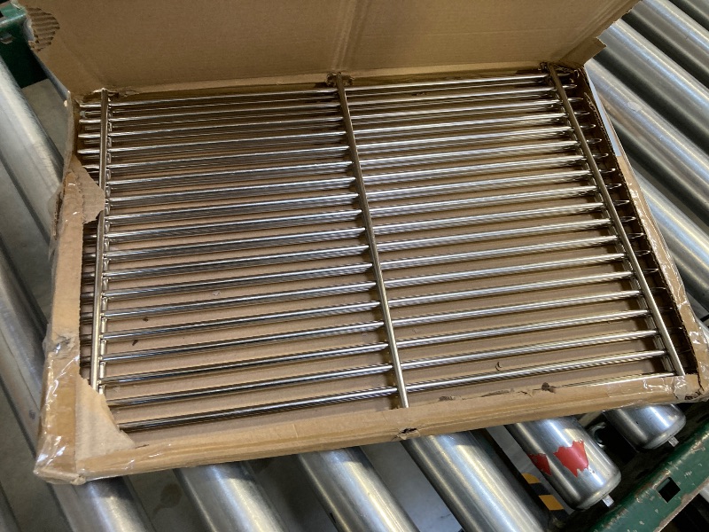 Photo 1 of 18.75" Cooking Grates for Weber Genesis II 300 and Genesis II LX 300 Series Gas Grills, Genesis II E&S 310 315 320 325 340, Stainless Steel Cooking Grid Replacement Parts for Weber 66095 84136