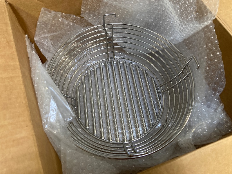 Photo 1 of  Kamado Joe Stainless Steel Charcoal Basket Grill Accessory to Create Multiple Cook Zones for All Classic Joe 18-inch Charcoal Grill and Smokers, Model KJ-MCC23 