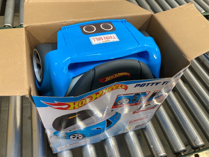 Photo 1 of Hot Wheels Blue Race Car Potty Training Toilet, Includes Detachable Toddler Toilet Seat and Kids Potty, Ages 12 Months and Up