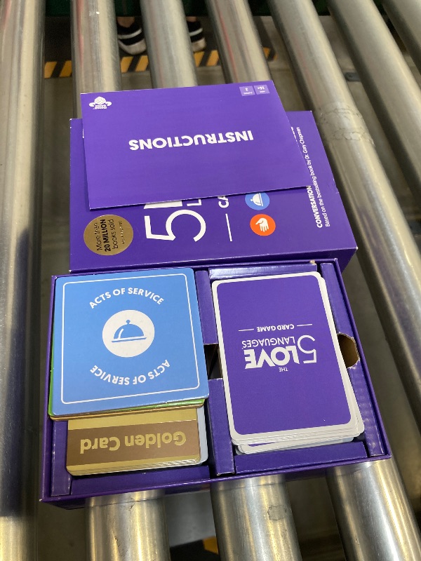 Photo 1 of The 5 Love Languages® Card Game, Discover More About Yourself & Your Partner, 300 Prompt Cards To Spark Deep, Meaningful Conversations, Create New Date Ideas And Fun Quiz Questions For 2 Players, 16+