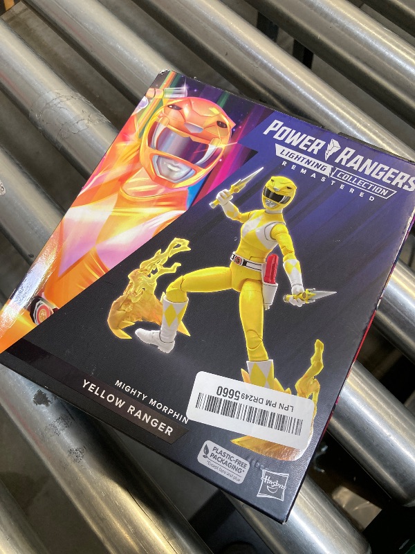 Photo 1 of Power Rangers Lightning Collection Remastered Mighty Morphin Yellow Ranger 6-Inch Action Figure, Toys for Boys and Girls Ages 4 and Up