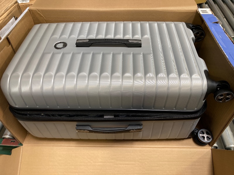 Photo 1 of Delsey Paris 2-piece Luggage Spinner Hardside Trunk Set 29" & 22" Silver 