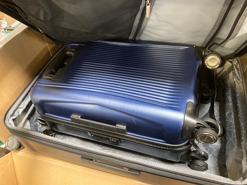 Photo 1 of Samsonite Blackstone Blue 2-piece Hardside Expandable Spinner Luggage Set, Blue