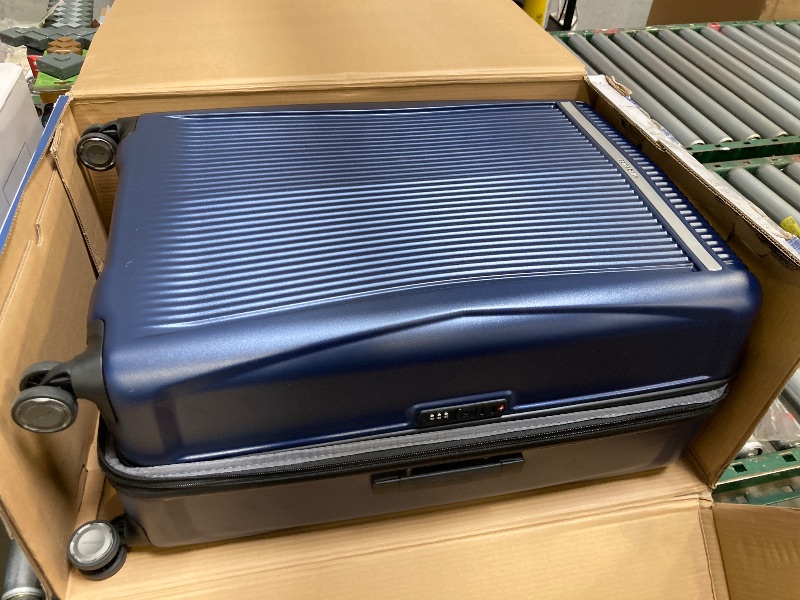 Photo 1 of Samsonite Blackstone Blue Hardside Expandable Spinner Luggage, Blue