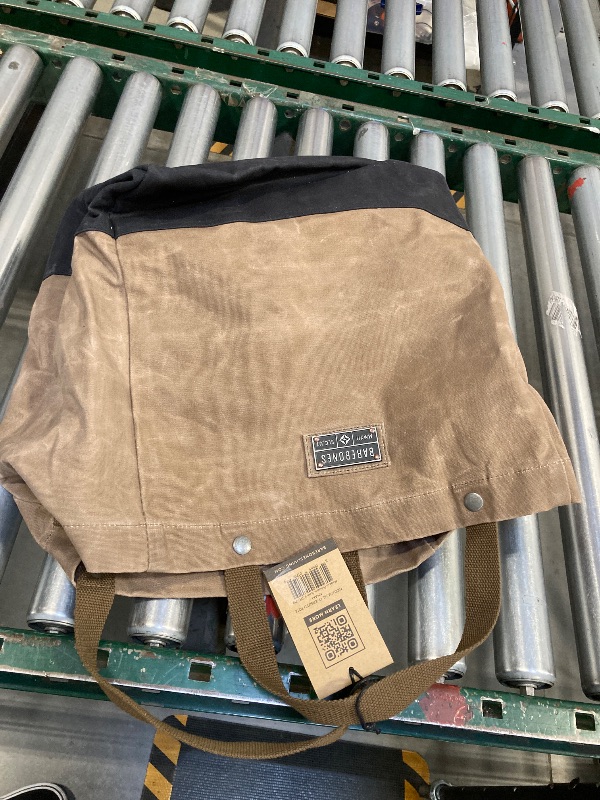 Photo 1 of Barebones Neelum 26L Tote Bag: Versatile Travel Bag with Adjustable Shoulder Strap, Durable Heavy-Duty Canvas, Water-Resistant Design, Key Ring Loop, Ideal Tote for Everyday Use and Adventures