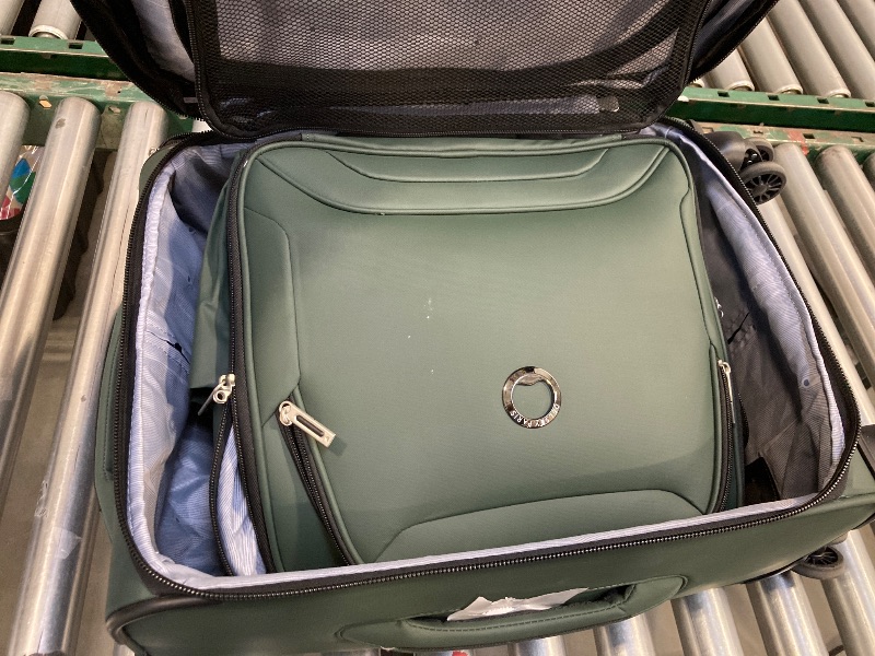 Photo 1 of  Delsey Storm Plus 2-piece Under Seater & Carry-On Set (Green) 