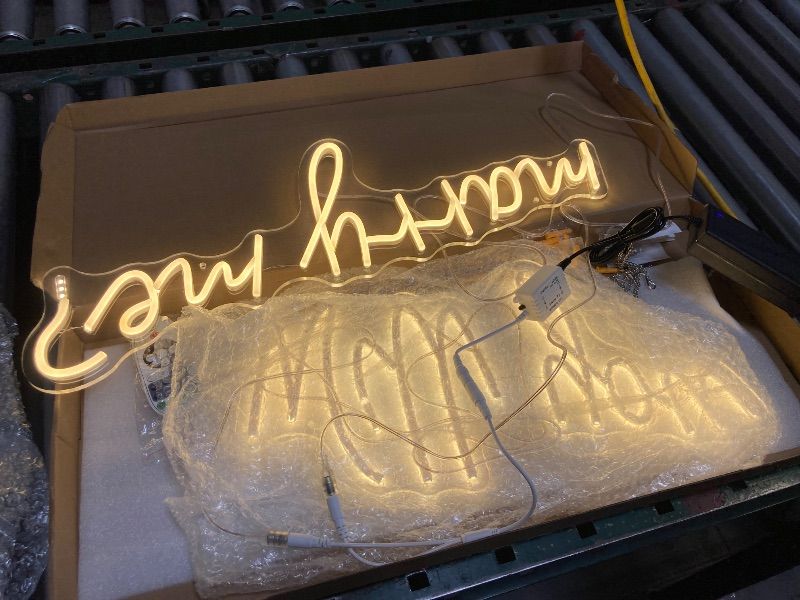 Photo 1 of Will You Marry Me Neon Sign Large, 44" Dimmable Will You Marry Me Sign for Wall Decor, LED Neon Lights Sign for Engagement Party, Wedding, Proposal, Valentine's Day, Wedding Company, Warm White
