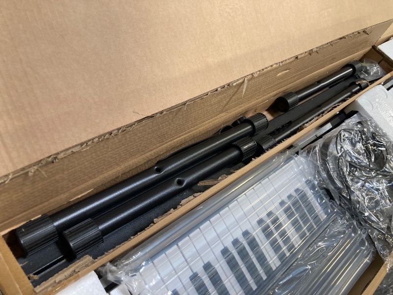 Photo 1 of 88 Key Piano Keyboard Beginner Electric Digital Piano with Full Size Semi Weighted Keys,Sustain Pedal, Power Supply, Stand, Carrying Case,Headphones