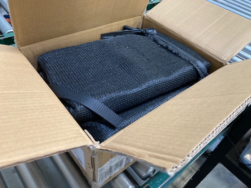 Photo 1 of 15FT Trampoline Replacement Safety Enclosure Net for 6 Straight Poles Round Frame, Breathable and Weather-Resistant with Adjustable Straps(NET ONLY)