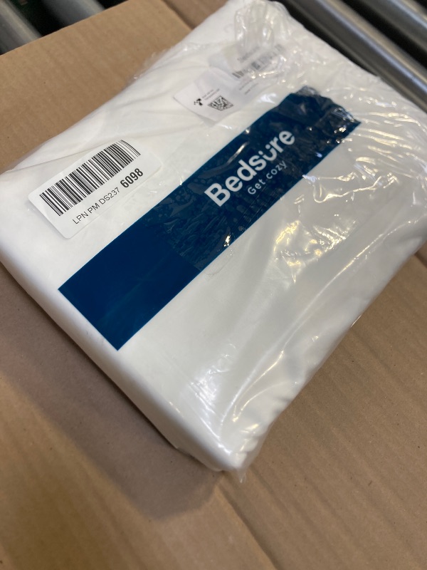 Photo 1 of Bedsure White Duvet Cover Queen Size - 3 Pieces Prewashed Extra Soft Bedding Set, Includes 1 Duvet Cover 90x90 Inches with Zipper Closure & 2 Pillow Shams, Comforter Not Included