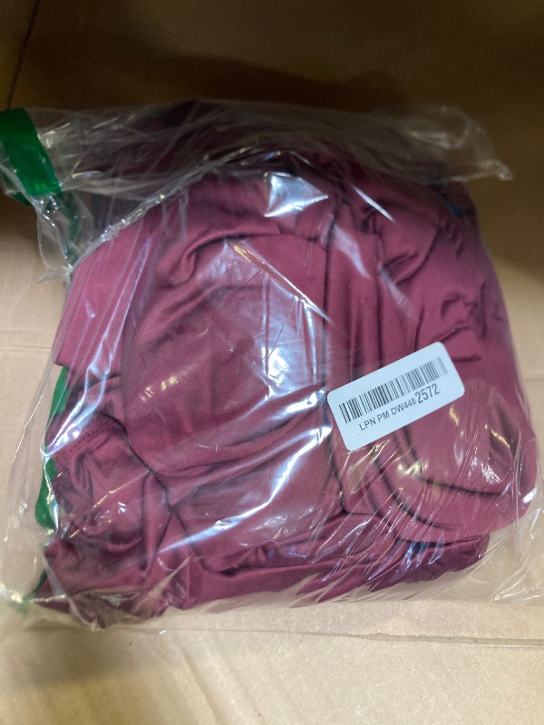 Photo 1 of 10 ft x 10 ft Wrinkle Free Maroon Backdrop Curtain for Parties, Polyester Burgundy Photo Backdrop Drapes 2 Panels 5x10ft for Baby Shower Wedding Birthday Party Engagement Ceremony Decoration