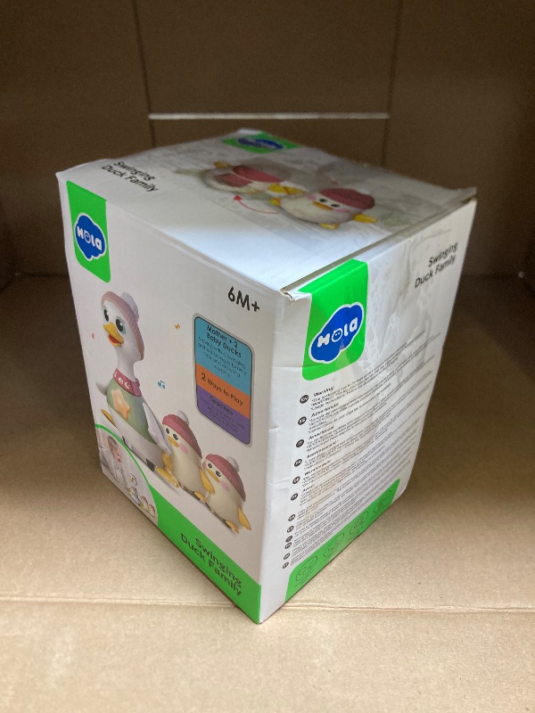 Photo 1 of HOLA Baby Toys 6-12 Months Musical Dancing Duck Toy Set with Mama and Babys Tummy Time Toys, Crawling and Interaction Modes 1 Year Old Girl Boy Baby Easter Gifts Stocking Stuffers