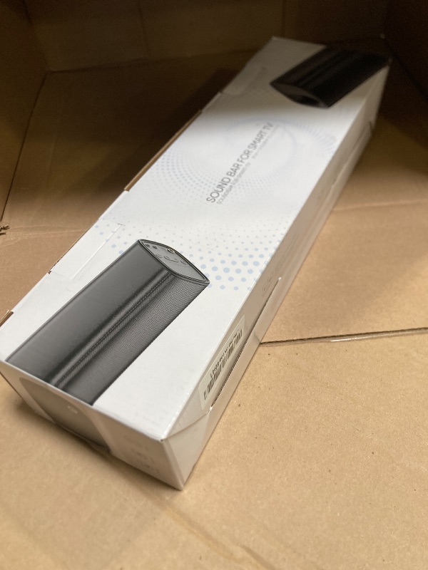Photo 1 of Saiyin Sound Bar for Smart TV - 50W 17 inch Small Soundbar for TV, Vocal Enhanced TV Speaker Built-in Subwoofer, Surround Sound System TV with Bluetooth/Optical/AUX Connection for TV/PC/Projectors