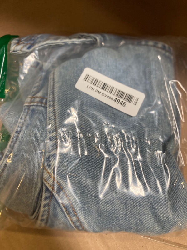 Photo 1 of Size S--SHENHE Women's Denim Vest Button Down Sleeveless Jean Vest Top Y2K Cropped Denim Jacket Country Fashion Western Clothes Blue S