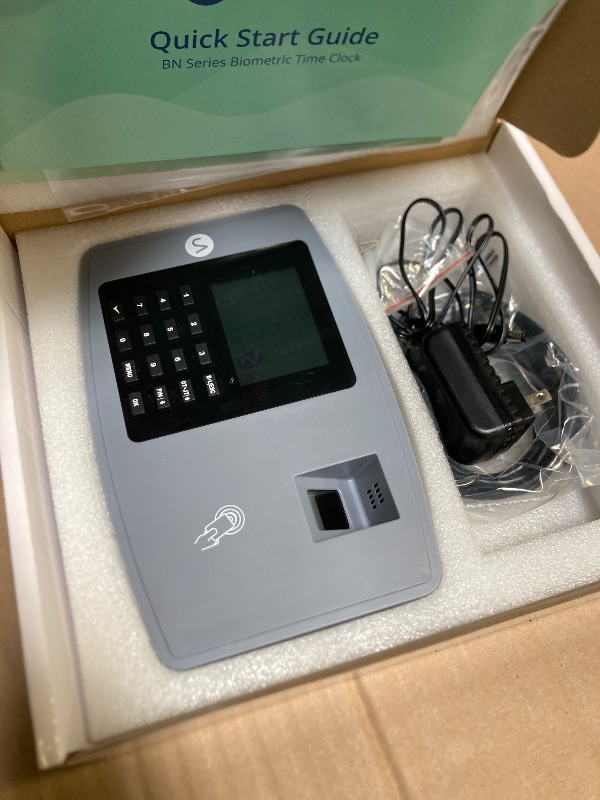 Photo 1 of uAttend BN6000 Biometric Time Clock System for Small Business with Cloud-Based Employee Timecards