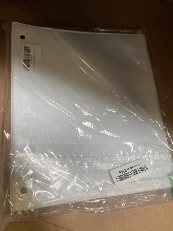 Photo 1 of Avery Mini Economy View 3 Ring Binder, 1" Round Rings, Holds 5.5" x 8.5" Paper, 1 White Binder (05806)