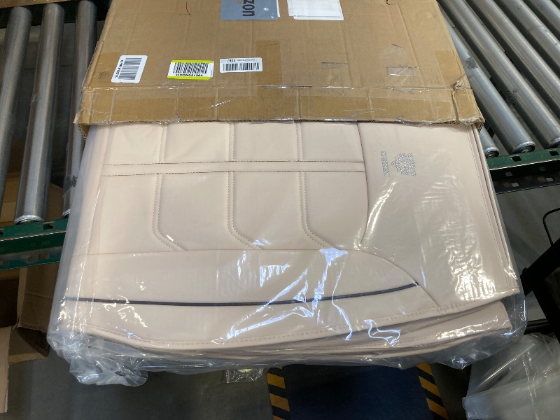 Photo 1 of SITCOVER Car Seat Covers Front Seats,Classic Seat Cover for Toyota Sequoia 2005-2024,Non-Slip Leather Car Seat Covers Waterproof Soft Vehicle Auto Cushion Covers with Airbag(No Pillows,Beige)