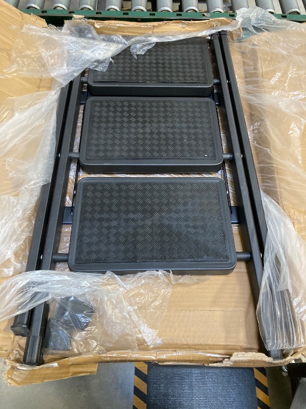 Photo 1 of 3 Step Ladder, Folding Step Stool for Adults, Lightweight Aluminum Step Ladder, Portable 330 LBS Capacity Ladders for Home Kitchen Library Office, Small Step Stools with Anti-Slip Wide Pedals