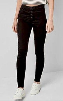 Photo 1 of a.n.a. Black High Rise Black Jegging SIZE 14T