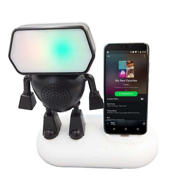 Photo 1 of Bluetooth Space Robot Speaker (Black)