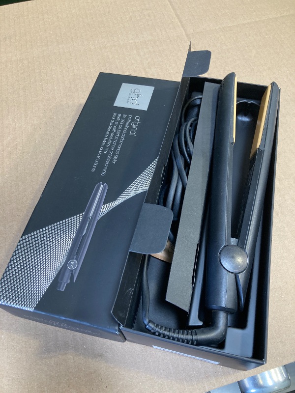 Photo 1 of ghd Original Styler ? 1" Flat Iron Hair Straightener, Optimum Styling Temperature for Professional Salon Quality Results, No Extreme-Heat Styling Damage, Ceramic Heat Technology ? Black