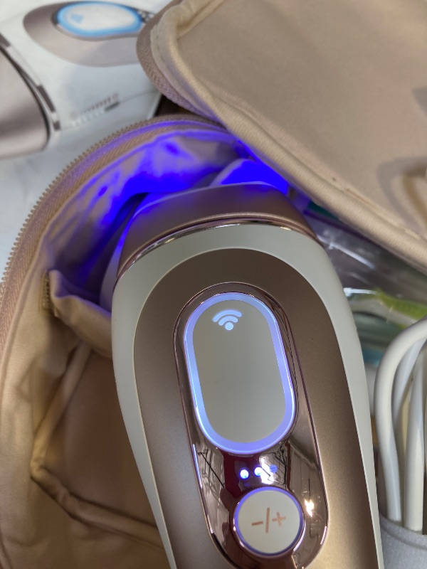 Photo 1 of Braun IPL Skin i·Expert, at Home Laser Hair Removal, Holiday Gifts for Women and Men with Free App, Smart IPL, Vanity Case, Venus Razor, 2 Smart Heads, Facial Trimmer, PL7219