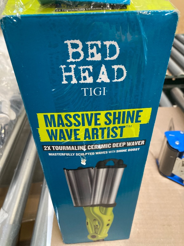 Photo 1 of Bed Head Wave Artist Deep Waver | Combat Frizz, Get Long Lasting Results, & Add Massive Shine for Beachy Waves | With Tourmaline Ceramic Technology (Green)