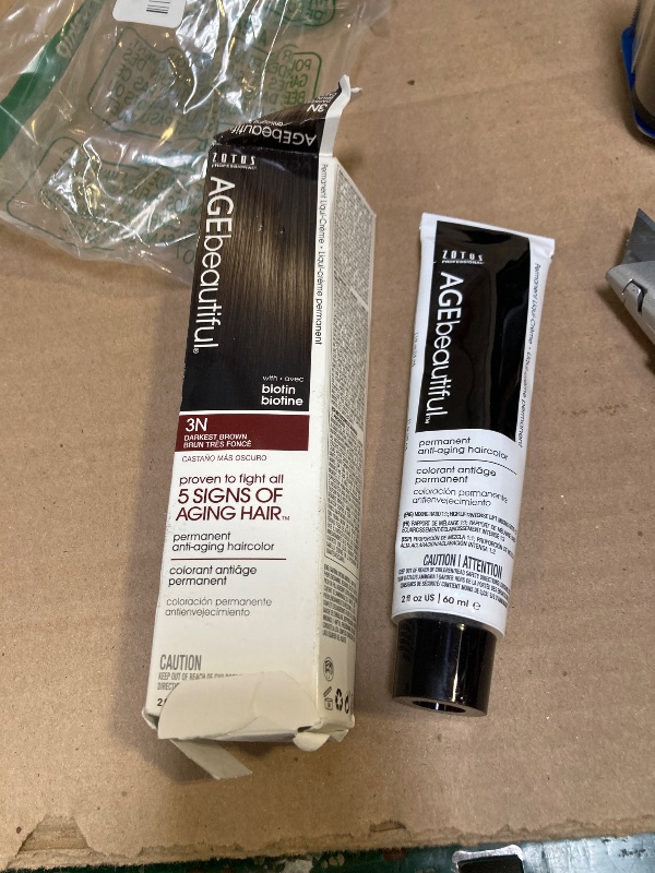 Photo 1 of AGE beautiful Permanent Hair Color Dye Liqui Creme | 100% Gray Coverage | Anti-Aging Haircolor | Biotin for Thicker, Fuller Hair | Professional Salon Coloring | 3N Darkest Brown