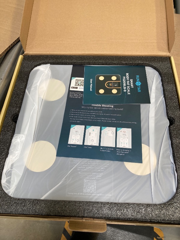 Photo 1 of Runstar Scale for Body Weight, Smart Scale with 8-in-1 VA Display, High Precision Bathroom Digital Scale for Body Weight Heart Rate BMI Body Fat 22 Body Composition Sync APP, FSA HSA Eligible