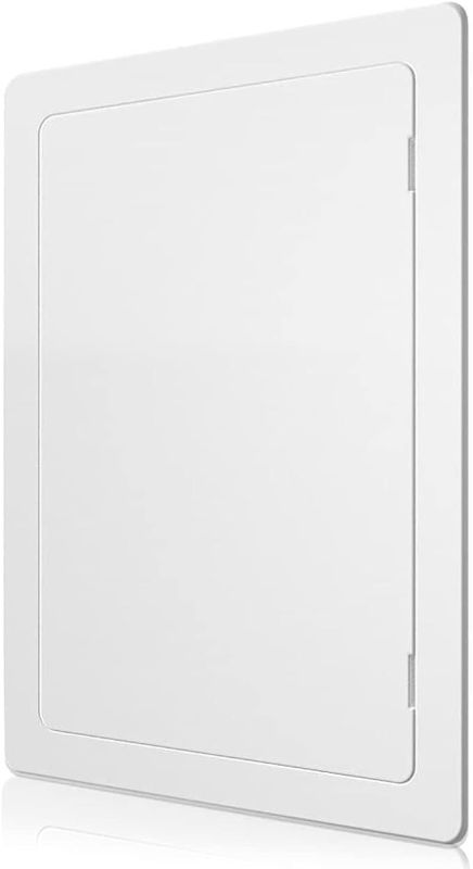 Photo 1 of Access Panel for Drywall - 12 x 16 inch - Wall Hole Cover - Access Door - Plumbing Access Panel for Drywall - Heavy Durable Plastic White