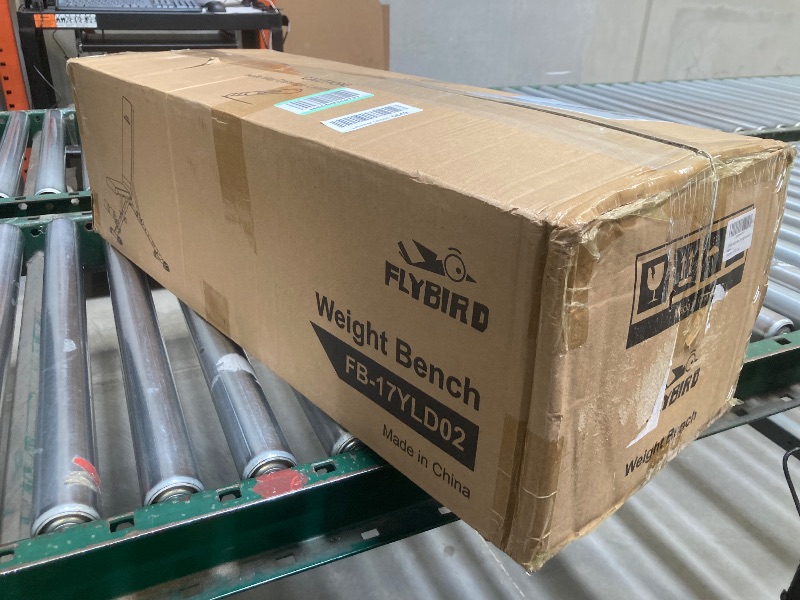Photo 1 of FLYBIRD Weight Bench, Adjustable Strength Training Bench for Full Body Workout with Fast Folding-New Version