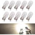 Photo 1 of 10 PCS 7443 Brake Light Bulbs, 12V 21/5W Super Bright Turn Signal Tail Light, DRL Indicator Light Micro Bulb Parts, Universal for Most Car Lighting Accessoris (White)