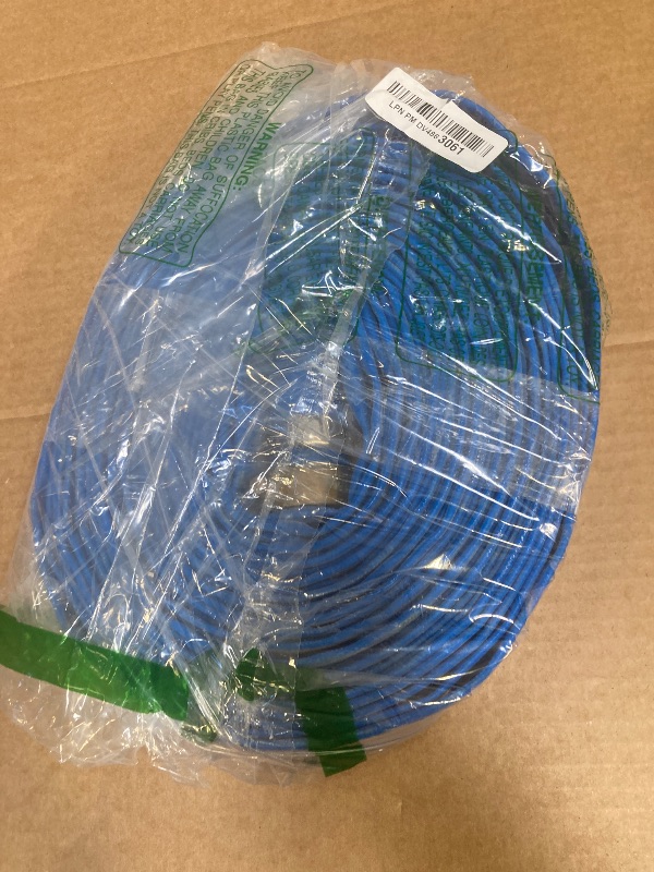 Photo 1 of 1-1/4" x 50? PVC Lay Flat Water Pump Discharge Hose With Aluminum Pin Lug Fittings, Heavy Duty Reinforced Pool Backwash Hose Assembly