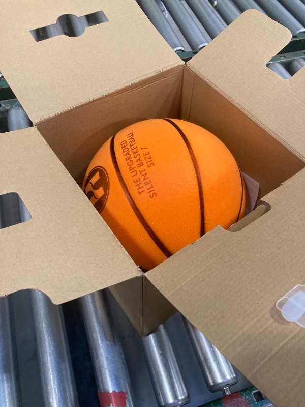 Photo 1 of  Official Silent Basketball Size 7 (29.5"), Quiet Bounce Dunk Airless Basketball with Gifts Box 