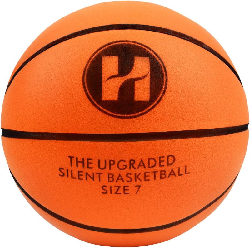 Photo 1 of  Official Silent Basketball Size 7 (29.5"), Quiet Bounce Dunk Airless Basketball with Gifts Box 