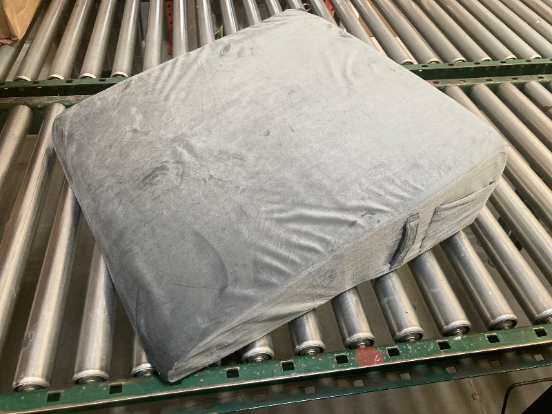 Photo 1 of WEDGE PILLOW, GREY 24 X 24 X 7.5